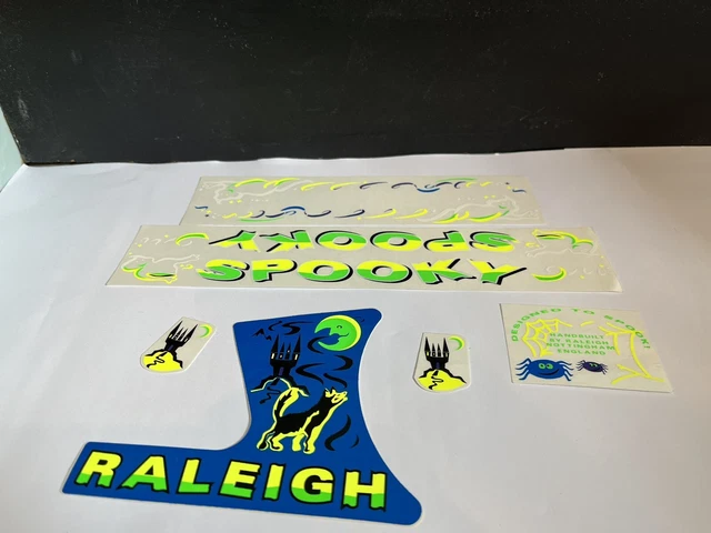 Raleigh spooky stickers/decals, new old stock