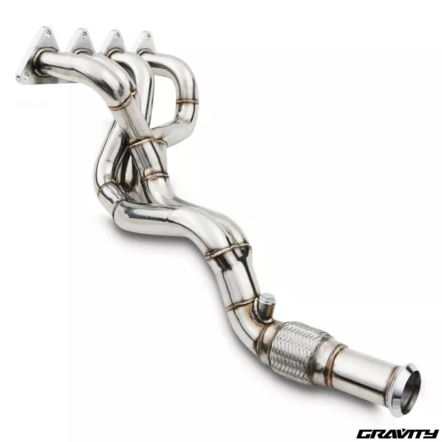 Stainless Exhaust Manifold De Cat Decat For Renault Clio Rs Mk3 197 200 Sport