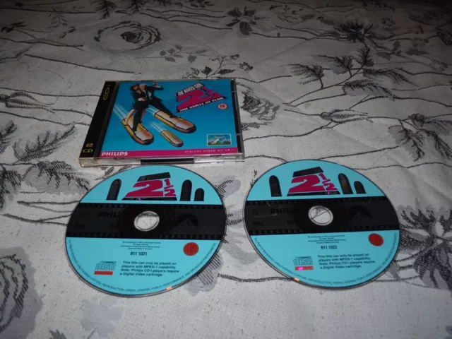3x Phillips CD-i Digital Video Cd's in Original Cases inc Mr Bean, Naked Gun,