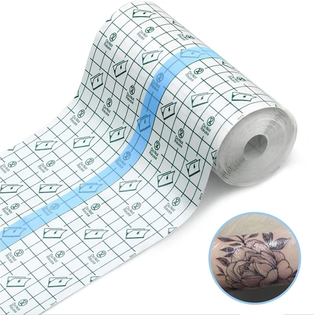 2M Tattoo Aftercare Bandage,Second Skin Adhesive Dressing Tape,Skin Glue,Tattoo