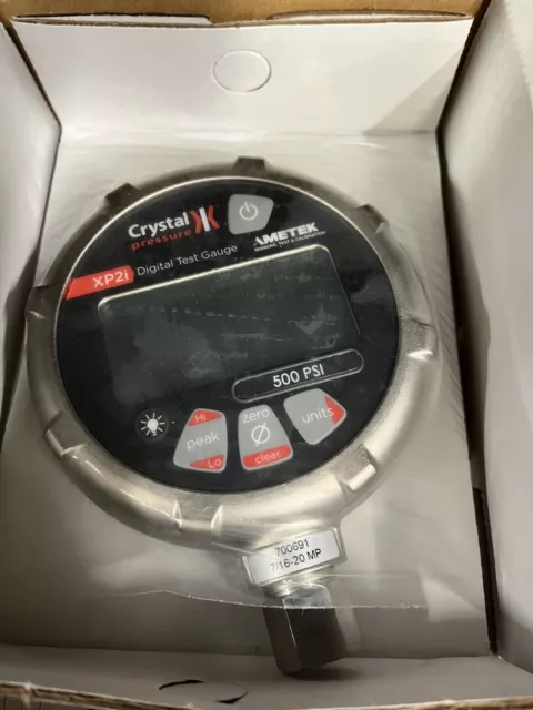 0-500 PSI crystal pressure gauge 0-500 PSI crystal pressure gauge