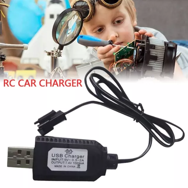 SM-2P Li-ion Battery Charger 7.4V USB Charging Cable RC Car Charger