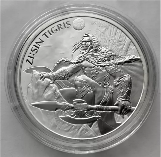 1 oz Tigris Zi:sin 2022 South Korea Komsko Mint in capsule