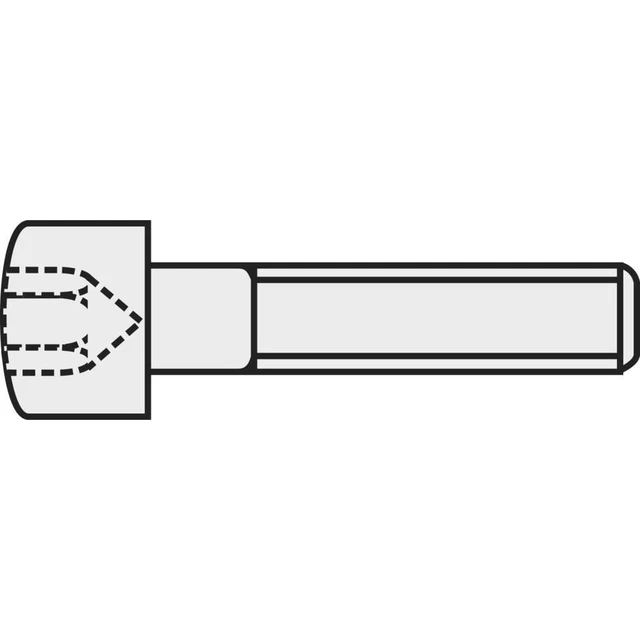 Vis cylindrique TOOLCRAFT 888022 1 pc(s) M1.4 6 mm tête cylindrique 6 pans