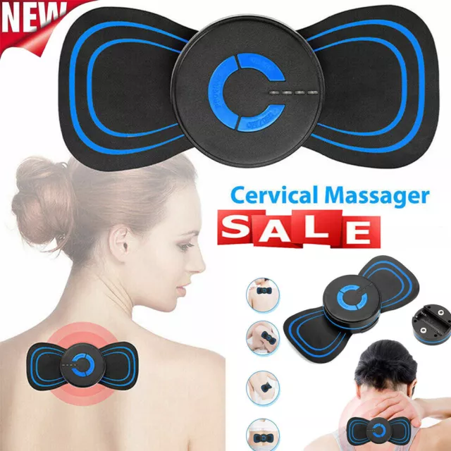 Portable Mini Electric Neck Massager Shiatsu Cervical Back Shoulder Body Massage