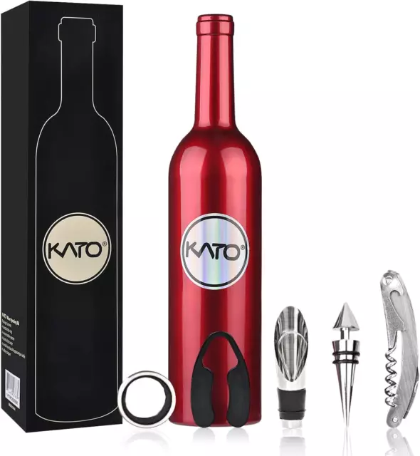 Kit Accessori per Apribottiglie Di Vino, Kit Apribottiglie Di Vino Con Adesivo p