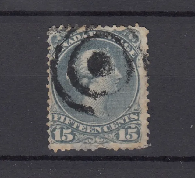 Canada QV 1868 15c Bluish Grey Fine Used BP20
