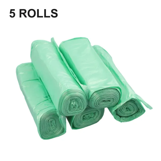 5 Rouleaux Biodégradable Dog Poo Sac Animaux Déchets Merde Support à Ordures