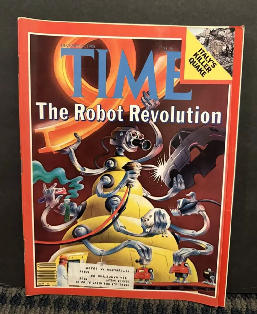 1980 December 8th TIME Magazine, The Robot Revolution (B23)