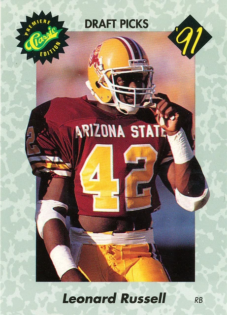 CLASSIQUEDRAFT LEONARD RUSSELL RC RAMS CHARGEURS BRONCOS PATRIOTS ASU