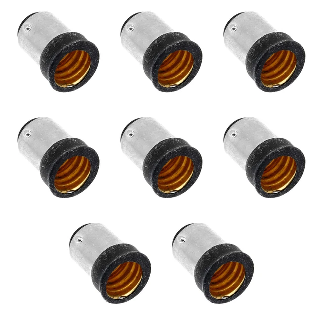 8 pz adattatore USB luce presa lampada versione E14 base