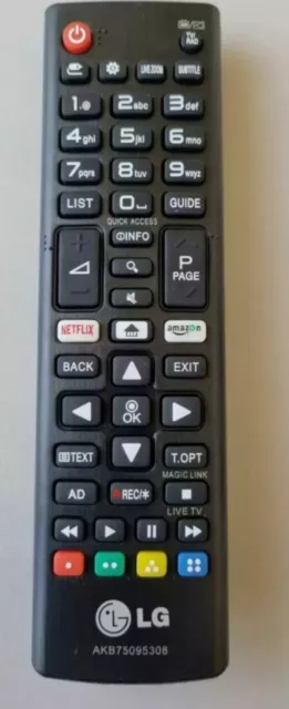 Telecomando Originale Lg Ir Remote Control Akb75675311 Akb75095308 Smart Tv Led