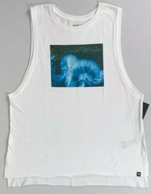 Women's Hurley Clark Little Biker Cotton Tank Top Size S