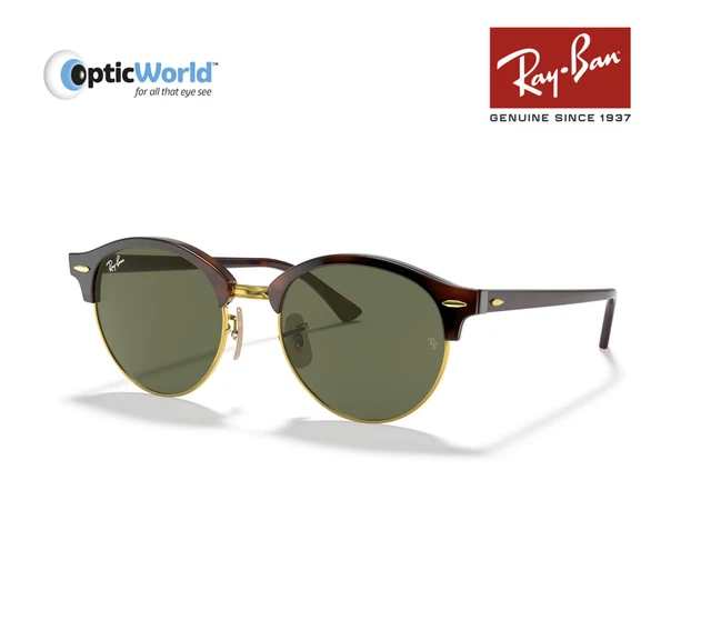 Ray-Ban RB4246 CLUBROUND - Occhiali da sole di design con custodia (tutti i colori)
