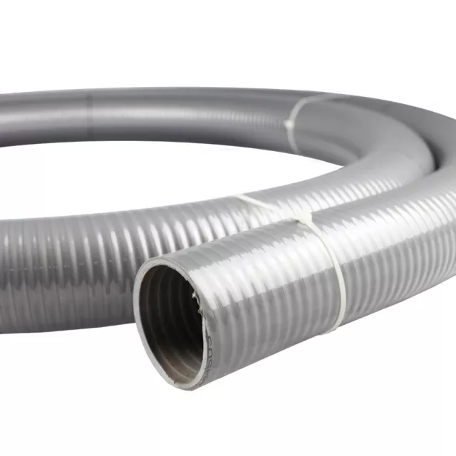 PVC Grey Suction Water Transfer Hose 63mm (2.5 inch) - 20 m