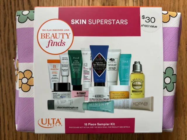 Ulta Beauty Finds Skin SuperStars Gift Set 15 Piece Sampler Kit - A $183 Value