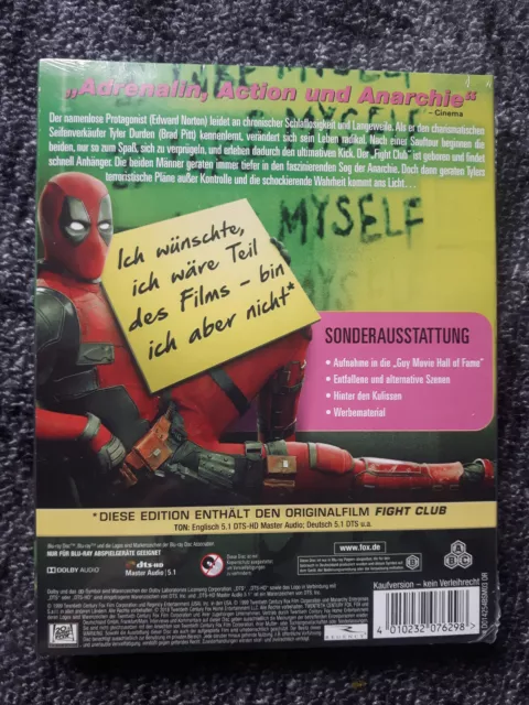 FIGHT CLUB - Blu-ray - DEADPOOL SCHUBER Edition 2