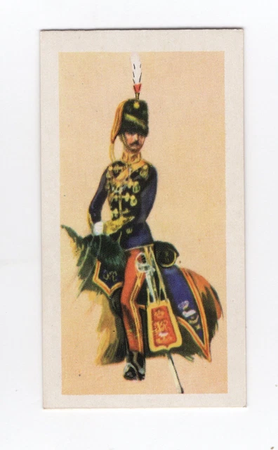 BRITISH CAVALRY UNIFORMS 19th Century Card 1964. 11th Hussars EUR 3,70