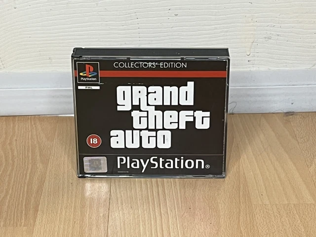 Grand Theft Auto GTA Collectors Edition PS1 PlayStation include manuali