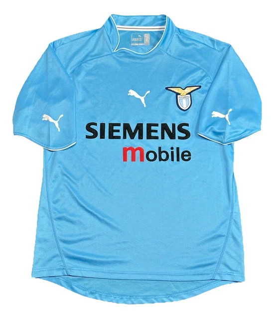 Maillot Vintage SS Lazio – Taille M – Fabriqué En Italie – Occasion