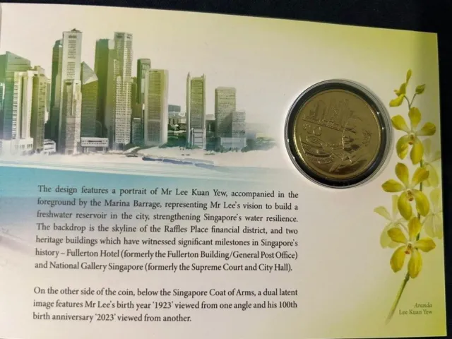 100th Birth Anniversary of Mr Lee Kuan Yew Commemorative Coin