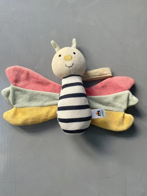 JELLYCAT DOODLEBUG BUTTERFLY Plush - Sensory Rattle/ Crinkle Wings ...