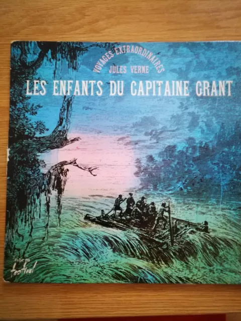33 Tours Vinyle Album Les Enfants Du Capitaine Grant Rare Festival Jules...