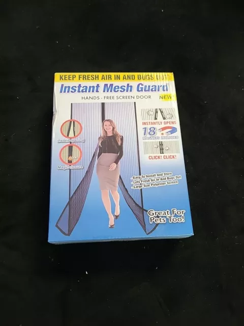 Magnetic Instant Mesh Guard Hands Free Screen Door No Tools Required