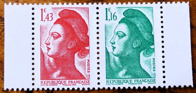 Timbre: Marianne of Gandon (France(60 Ans de la