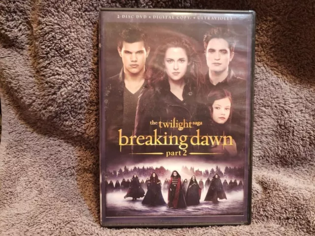 (GET3) USED DVD The Twilight Saga: Breaking Dawn, Part 2 (WS, 2 DVDs, 2012)