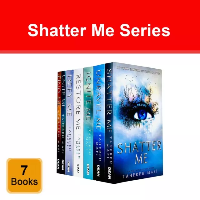 SHATTER ME SERIES 7 Books Collection Set by Tahereh Mafi Unite Me, Find Me  NEW £59.99 - PicClick UK