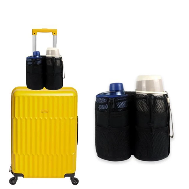 LUGGAGE CUP HOLDER Hands Free Luggage Travel Baggage Cup Holder