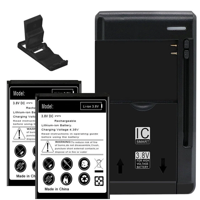 UPGraded 1600mA Battery Wall Charger Bracket for Tracfone Doro D7050TL CellPhone