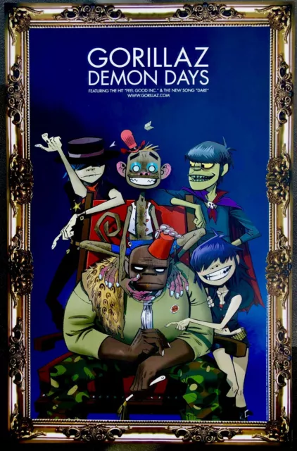 Gorillaz ~ Demon Days ~ 11" x 17" Original Advertising Poster