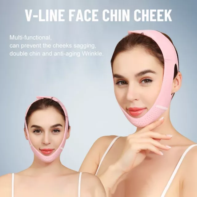 FACE CHIN CHEEK V-Line Lifting Belt Facial Slimming Strap Face Lifting  Bandage $18.45 - PicClick AU