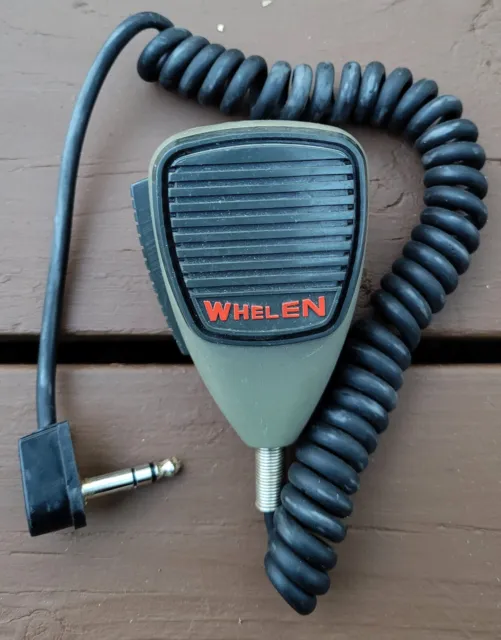 Vintage Whelen PA Microphone 43-0145258-00 1/4" Jack