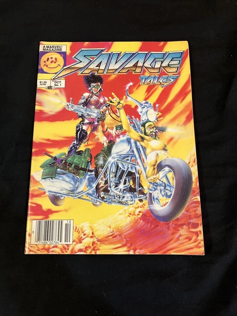 VTG 1985 Marvel Comics Magazine Savage Tales Vol 1 1 1st Appearance The Nam