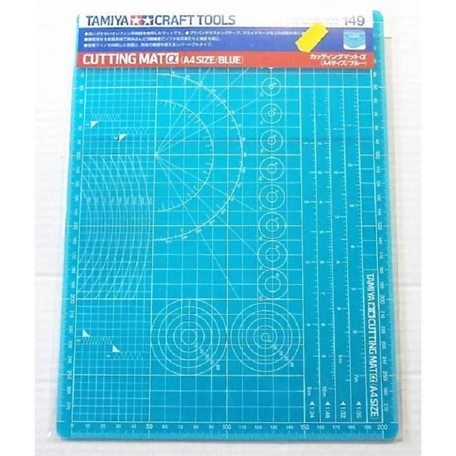 Tapis De Coupe Alpha A4 Bleu Tamiya 74149 Maquette Char Promo