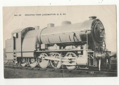 GREAT EASTERN RAILWAY Decapod Tank Locomotive No.20 pre 1914 Postcard ...