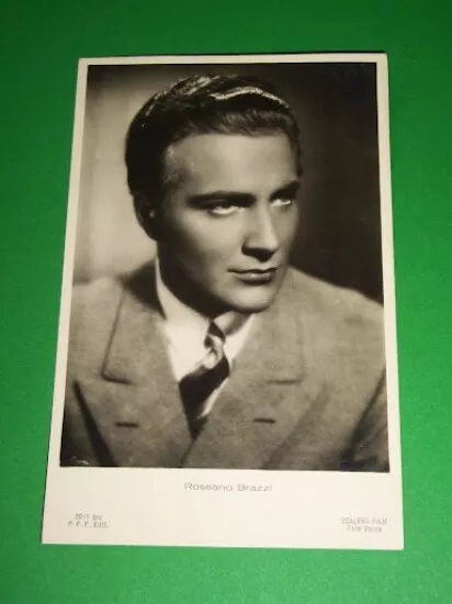 Foto Cartolina Cinema Teatro Lirica - Attore Rossano Brazzi - 1940 ca