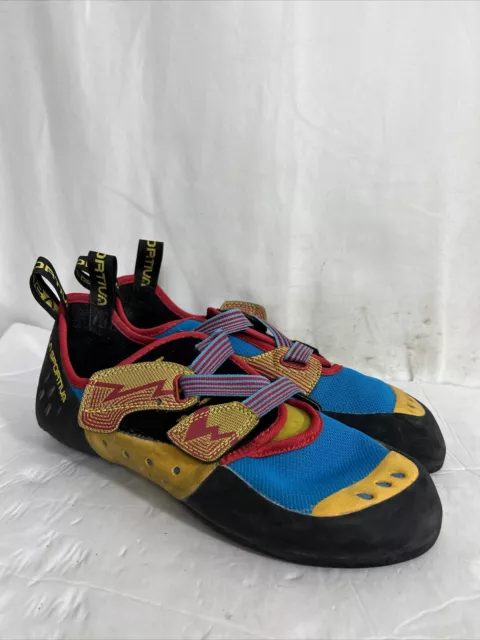 LA Sportiva OXYGYM Mens 10NBR Rock Climbing Shoes Washable Sz 45.5 Euro, 12 US