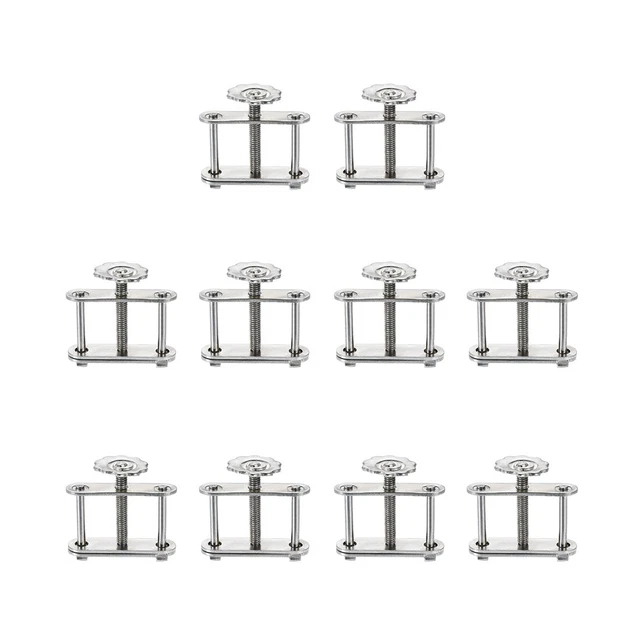 Contrôle Flux Tuyauterie Pince Laboratoires Réglable Vis Compresseur Tuyau 10Pcs