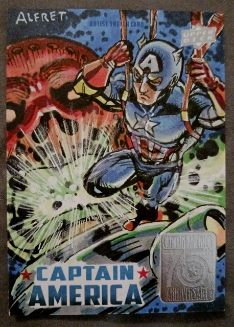 2016 Upper Deck Marvel Captain America 75th 1/1 Sketch Red Skull Alfret Le