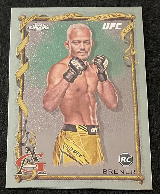ELVES BRENER RECRUE A & G 2024 Topps chrome « Les champions du monde