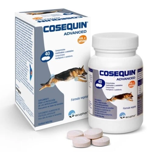 Condroprotector Cosequin Advanced para perros (Taste HA) - 40 COMPRIMIDOS