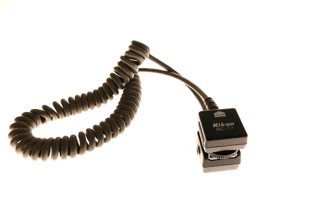 Cable de extensión de sincronización en bobina TTL dedicado Nikon SC-17 E