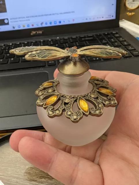 An antique perfume bottle