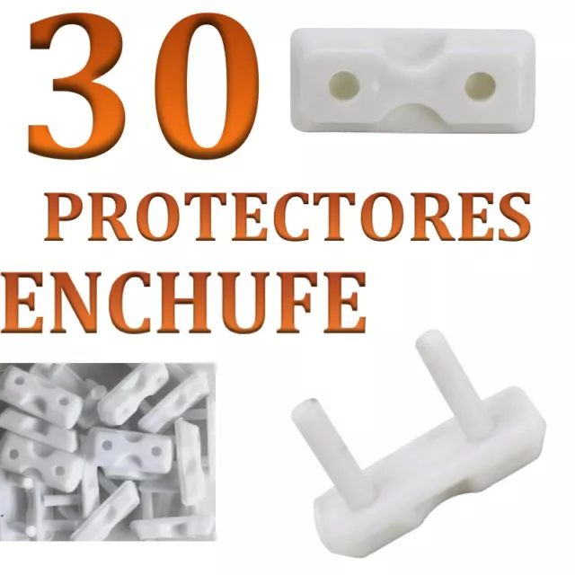 30 Protectores Enchufe Seguridad Niños y Bebes  ENVIO DESDE ESPAÑA