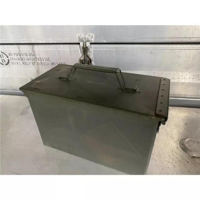 Munitionskiste Munbox Box Kiste Munition Stahlbox Blechkiste Militär Armee Jagd