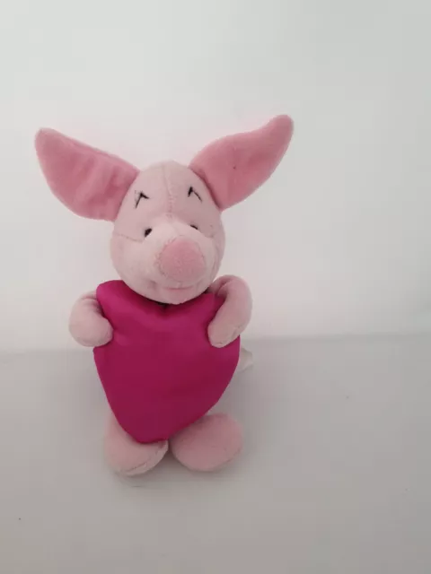 Rare Vintage 1990s Disneystore Beanie Valentine Piglet Winnie the Pooh Collector